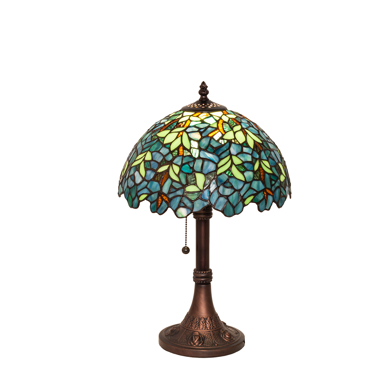 Tiffany Table Lamp Wisteria Nightfall